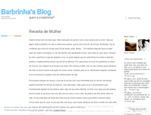 Tablet Screenshot of blogdabarbrinha.wordpress.com