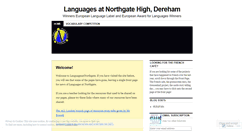 Desktop Screenshot of languagesatnorthgate.wordpress.com