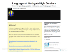 Tablet Screenshot of languagesatnorthgate.wordpress.com