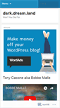Mobile Screenshot of darkdreamland.wordpress.com