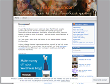 Tablet Screenshot of girlaboutlondon.wordpress.com