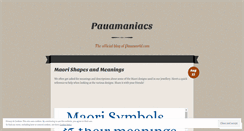 Desktop Screenshot of pauamaniacs.wordpress.com