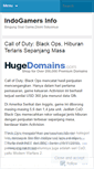 Mobile Screenshot of indogamersinfo.wordpress.com