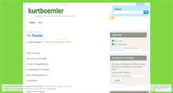 Desktop Screenshot of kurtboemler.wordpress.com