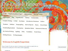 Tablet Screenshot of englishemporium.wordpress.com