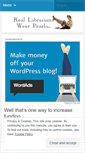 Mobile Screenshot of librarianinpearls.wordpress.com