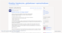 Desktop Screenshot of kredyt4u.wordpress.com