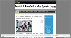 Desktop Screenshot of pirum.wordpress.com