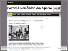 Tablet Screenshot of pirum.wordpress.com