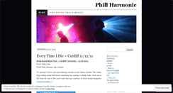 Desktop Screenshot of phillmusic.wordpress.com