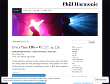 Tablet Screenshot of phillmusic.wordpress.com