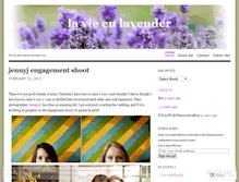 Tablet Screenshot of lavieenlavender.wordpress.com