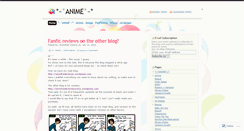Desktop Screenshot of animefangirls.wordpress.com