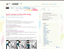 Tablet Screenshot of animefangirls.wordpress.com