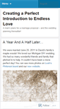 Mobile Screenshot of intro2endlesslove.wordpress.com