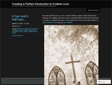 Tablet Screenshot of intro2endlesslove.wordpress.com