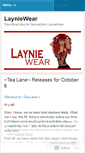Mobile Screenshot of layniewear.wordpress.com