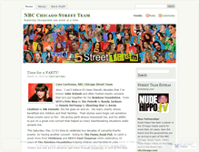 Tablet Screenshot of nbc5streetteam.wordpress.com