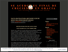 Tablet Screenshot of finaldecreciendoengracia.wordpress.com