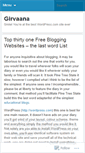 Mobile Screenshot of girvaana.wordpress.com