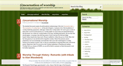 Desktop Screenshot of incarnationalworship.wordpress.com