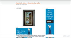 Desktop Screenshot of francineartes.wordpress.com