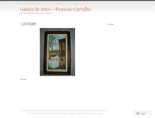 Tablet Screenshot of francineartes.wordpress.com