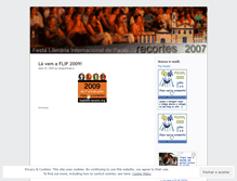 Tablet Screenshot of flip2007.wordpress.com