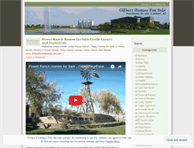 Tablet Screenshot of gilberthomesales.wordpress.com