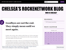 Tablet Screenshot of chelsearockenetworkblog.wordpress.com