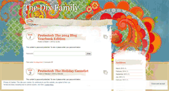 Desktop Screenshot of dixfamily.wordpress.com