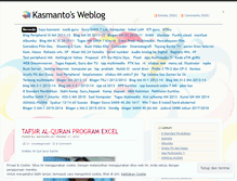 Tablet Screenshot of kasmanto.wordpress.com