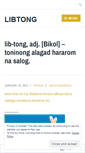 Mobile Screenshot of libtong.wordpress.com