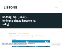 Tablet Screenshot of libtong.wordpress.com