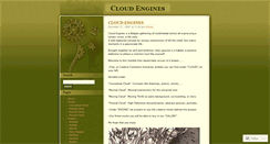 Desktop Screenshot of cloudengines.wordpress.com