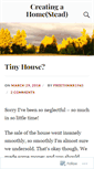Mobile Screenshot of creatingahome.wordpress.com