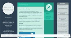 Desktop Screenshot of eatwelleveryday.wordpress.com