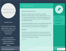 Tablet Screenshot of eatwelleveryday.wordpress.com