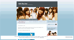 Desktop Screenshot of helloblogdays.wordpress.com