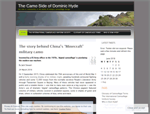 Tablet Screenshot of domhyde.wordpress.com