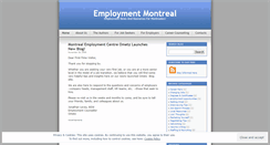 Desktop Screenshot of employmentmontreal.wordpress.com