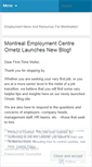 Mobile Screenshot of employmentmontreal.wordpress.com