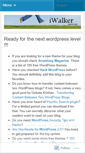 Mobile Screenshot of iwalker.wordpress.com
