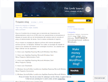 Tablet Screenshot of geeksrc.wordpress.com
