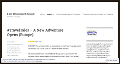 Desktop Screenshot of iamhomewardbound.wordpress.com