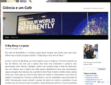 Tablet Screenshot of cienciaecafe.wordpress.com