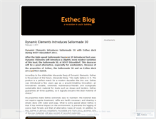 Tablet Screenshot of esthec.wordpress.com