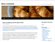 Tablet Screenshot of deuxcroissants.wordpress.com