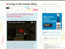 Tablet Screenshot of conejovalleyhomes.wordpress.com