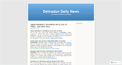 Desktop Screenshot of dehradunnews.wordpress.com